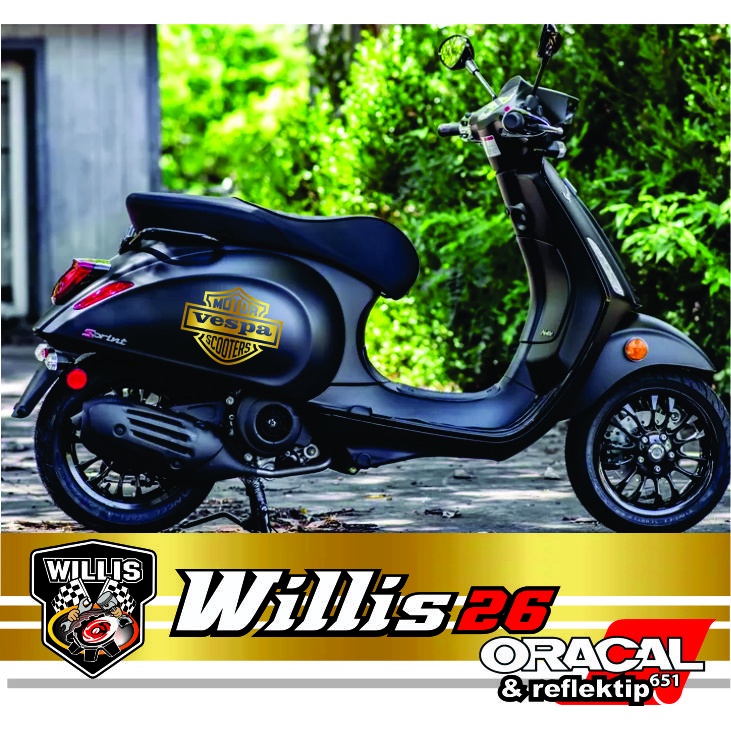 Latest Vespa motorcycle stickers, VESPA SCOOTERS MOTORCYCLE model ...