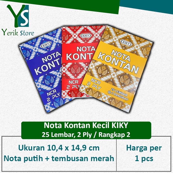MERAH PUTIH Small Kontan Notes 2ply Double 2 NCR White - Red | Shopee ...