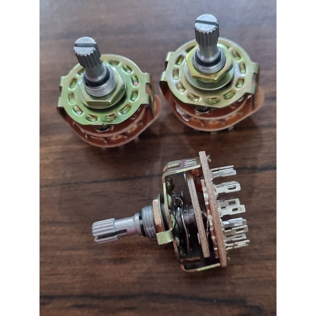 ROTARY SELECTOR SWITCH 3 POLE 4 POSITION 3X4 Alpha quality (good ...