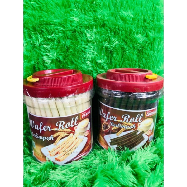 WAFER ROLL REMOVED WITH CHOCOLATE AND VANILLA JAR PACKAGING 600GR ...