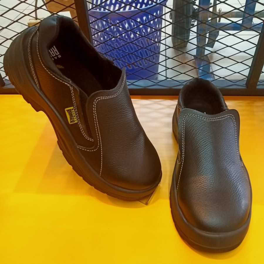 SAFETY RANGER GLASS SR01 ORIGINAL SAFETY SHOES SLIP ON | Shopee Philippines