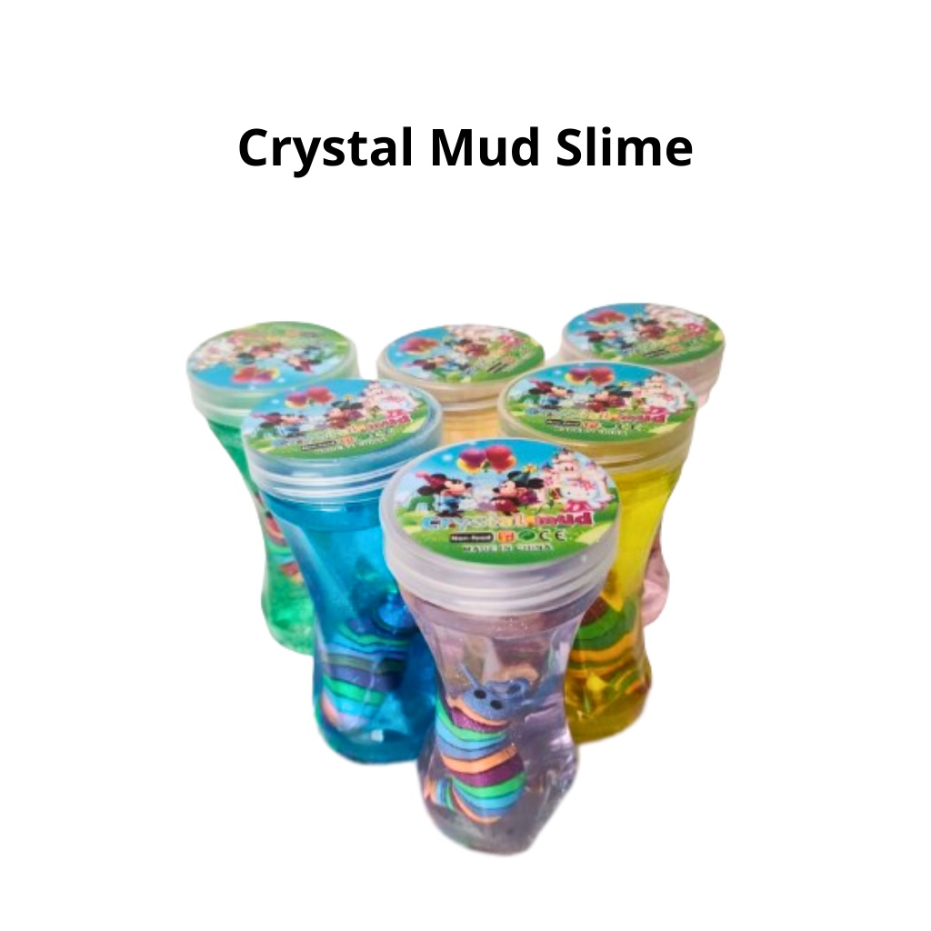 Crystal Mud Slime Glitter Caterpillar - Slime Toy | Shopee Philippines