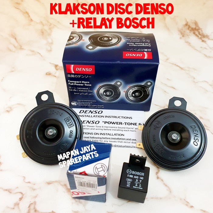 Denso DISC Horn Sound AVANZA INNOVA BONUS RELAY BOSCH Shopee Philippines