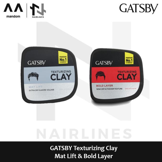 Gatsby Texturizing Clay Mat Lift Bold Layer Hair Oil | Shopee Philippines