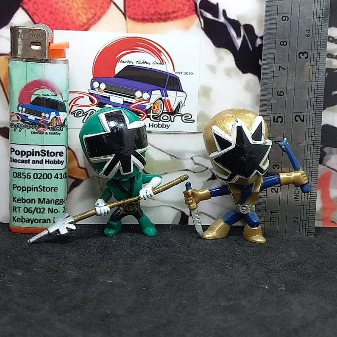 Power Rangers Super Samurai Mini Figure Set (Loose/Second) | Shopee ...