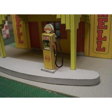 Diy Papercraft Diorama Shell Service Station | Shopee Philippines