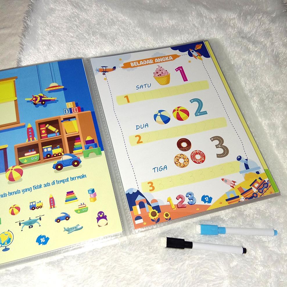 QUALITY! Wipe and Clean Worksheet Activity Book Vol. 1 (prTK Early ...