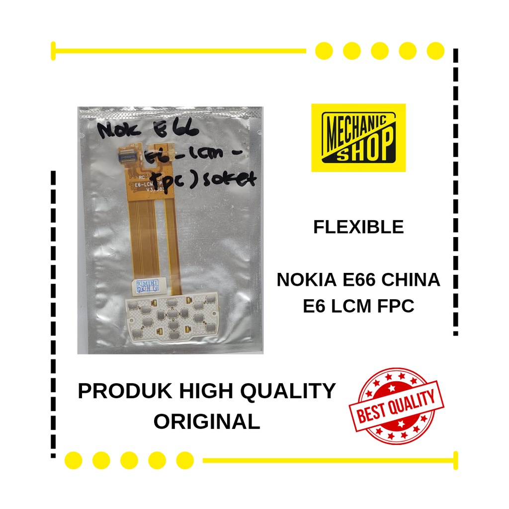 Flexi NOKIA E66 CHINA ( E6-LCM-FPC) - SOCKET | Shopee Philippines