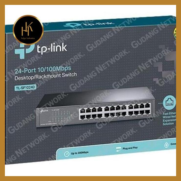 Tp-link TL-SF1024D 24-port 10/100Mbps TPLINK Switch Hub 24Port 24Port
