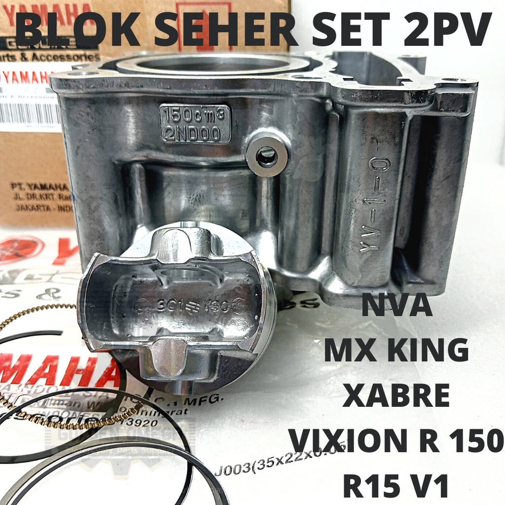 Seher BLOCK SET YAMAHA 2PV CYLINDER SET FOR NVA | Shopee Philippines