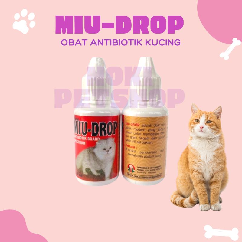 Miu DROP Antibiotic Cat Cat Antibiotic Medicine CAT KITTEN Antibiotic