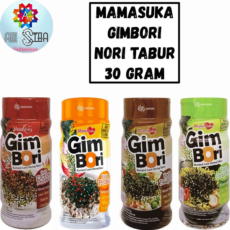 Mamasuka GimBori Nori Sows 30 Gram Bottle Packaging | Shopee Philippines