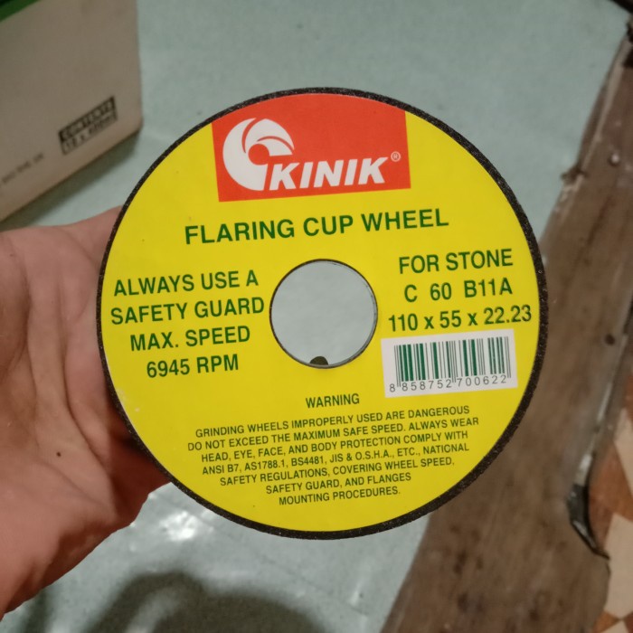 Dnd. Grinding Stone Bowl Flaring Cup Wheel 4 inch C 60 B11A Shopee