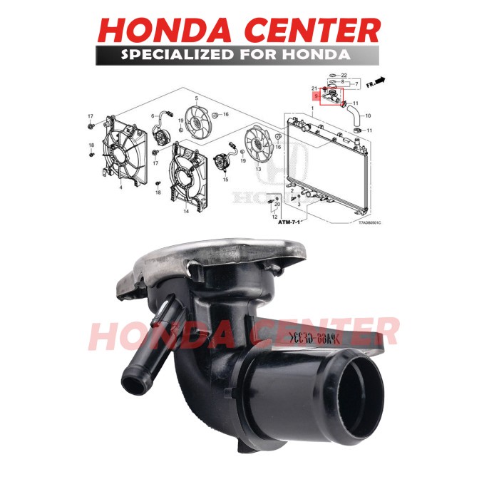 Cover cap filler radiator hrv 2015 2016 2017 2018 2019 2020 2021 ...