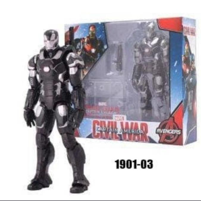 Zd toys Marvel Avengers War Machine Civil War ORIGINAL Figure Shopee