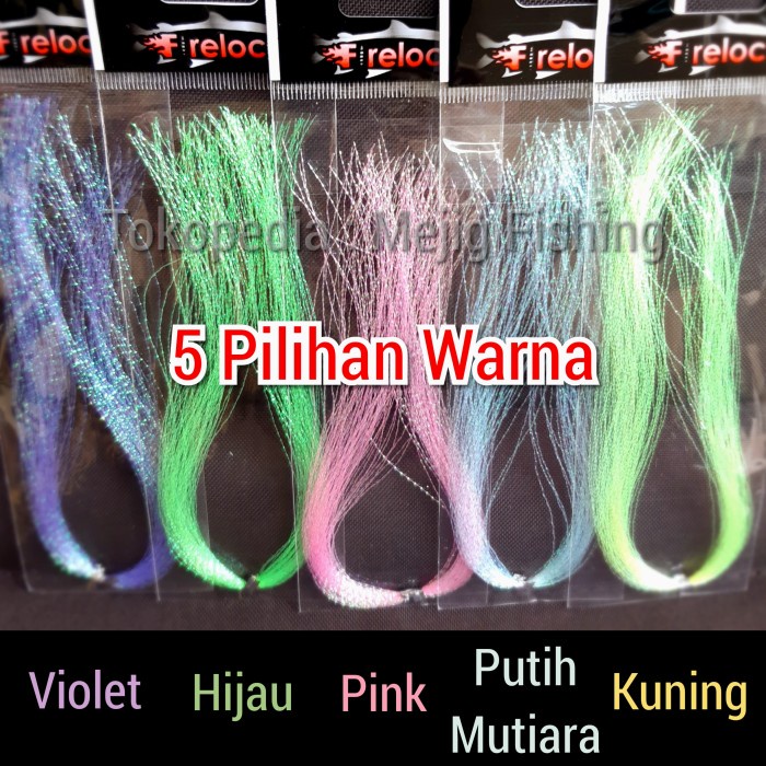 Lightning Thread Pearl Feather Bait For JIGGING ASSIST HOOK And ...
