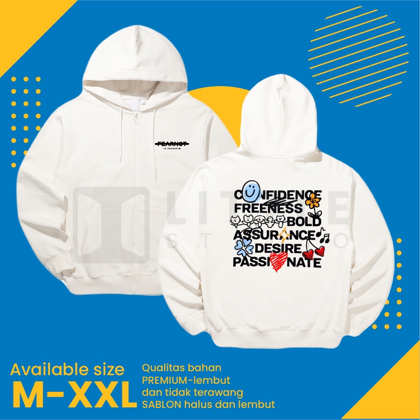 Hoodie jumper korean kpop le sserafim Shopee Philippines