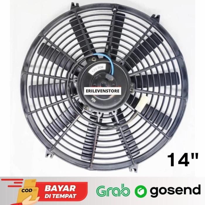 Extra Fans Universal Car Ac 8 10 12 14 16 Inch 12V Original Nis Brand ...