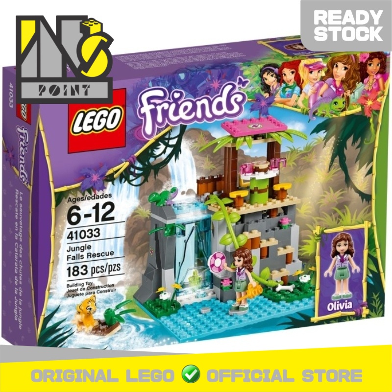 LEGO 41033 - Friends - Jungle Falls Rescue | Shopee Philippines
