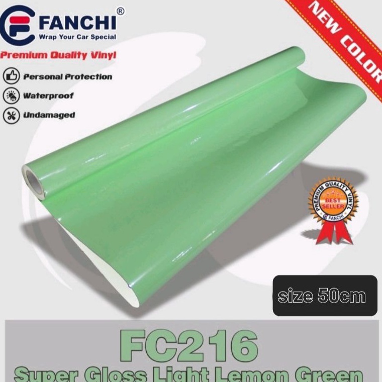 Prd Sticker Fanchi FC216 Super Gloss Glossy Light Lime Lemon Green ...