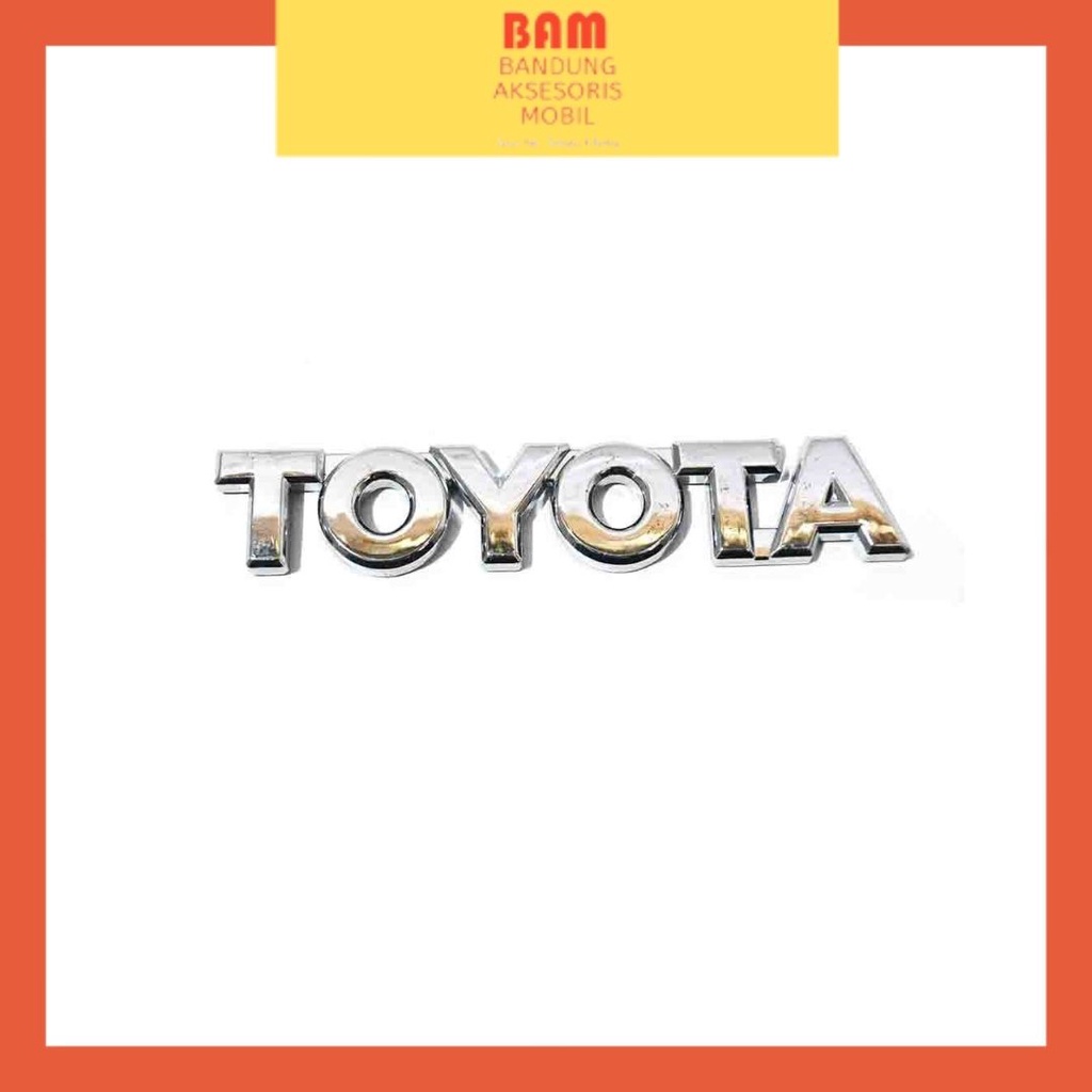 Toyota Medium Car Writing Emblem | Shopee Philippines