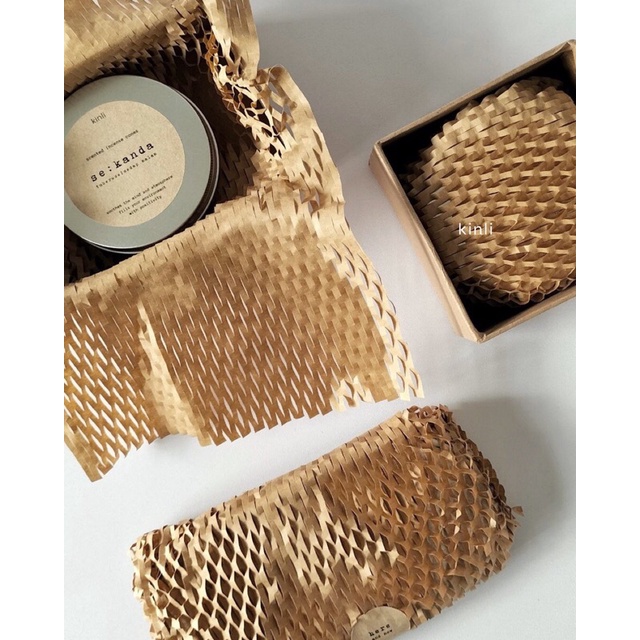 Kraft paper bubble wrap eco friendly Wrapping paper Shopee Philippines