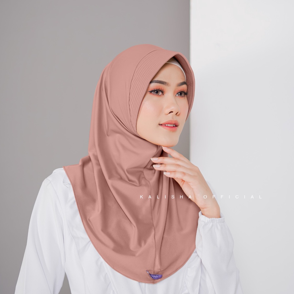 [Import] - Hijab Sport Sporty Instant Hijab Bergo Jersey Sport ...