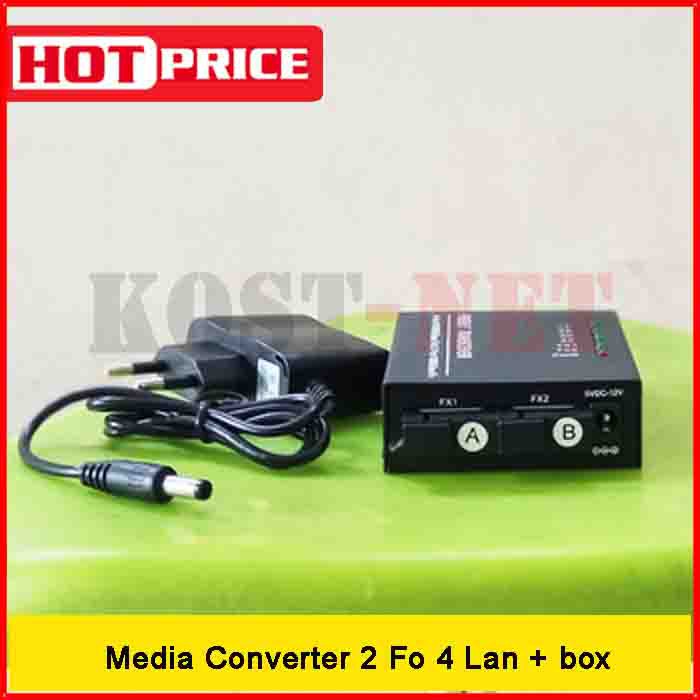 Media Converter 2 Fo 4 Lan Box | Shopee Philippines