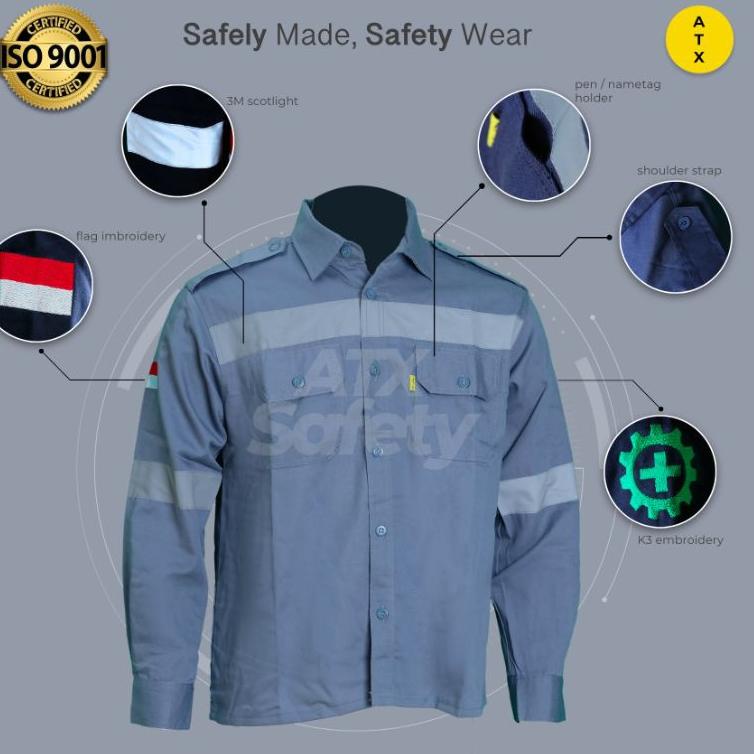 Very Good..!! Wearpack Safety Long Sleeve Field Work Clothes ATX Brand ...