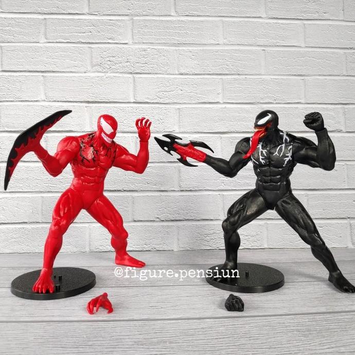 Marvel VENOM VS CARNAGE SPIDER MAN SPIDERMAN ACTION FIGURE | Shopee ...