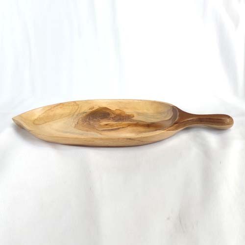 KAYU Beautiful Plate In The Form Of Teak Wood Leaves Shopee Philippines