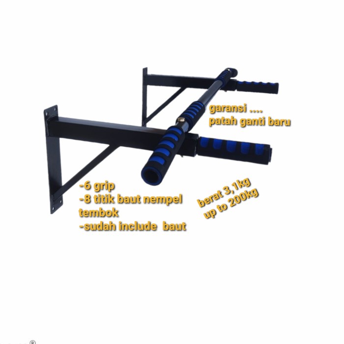 Thick Pull Up Bar/Chin Up Bar/Iron Gym/Wall Mounting/ Fitness Equipment ...