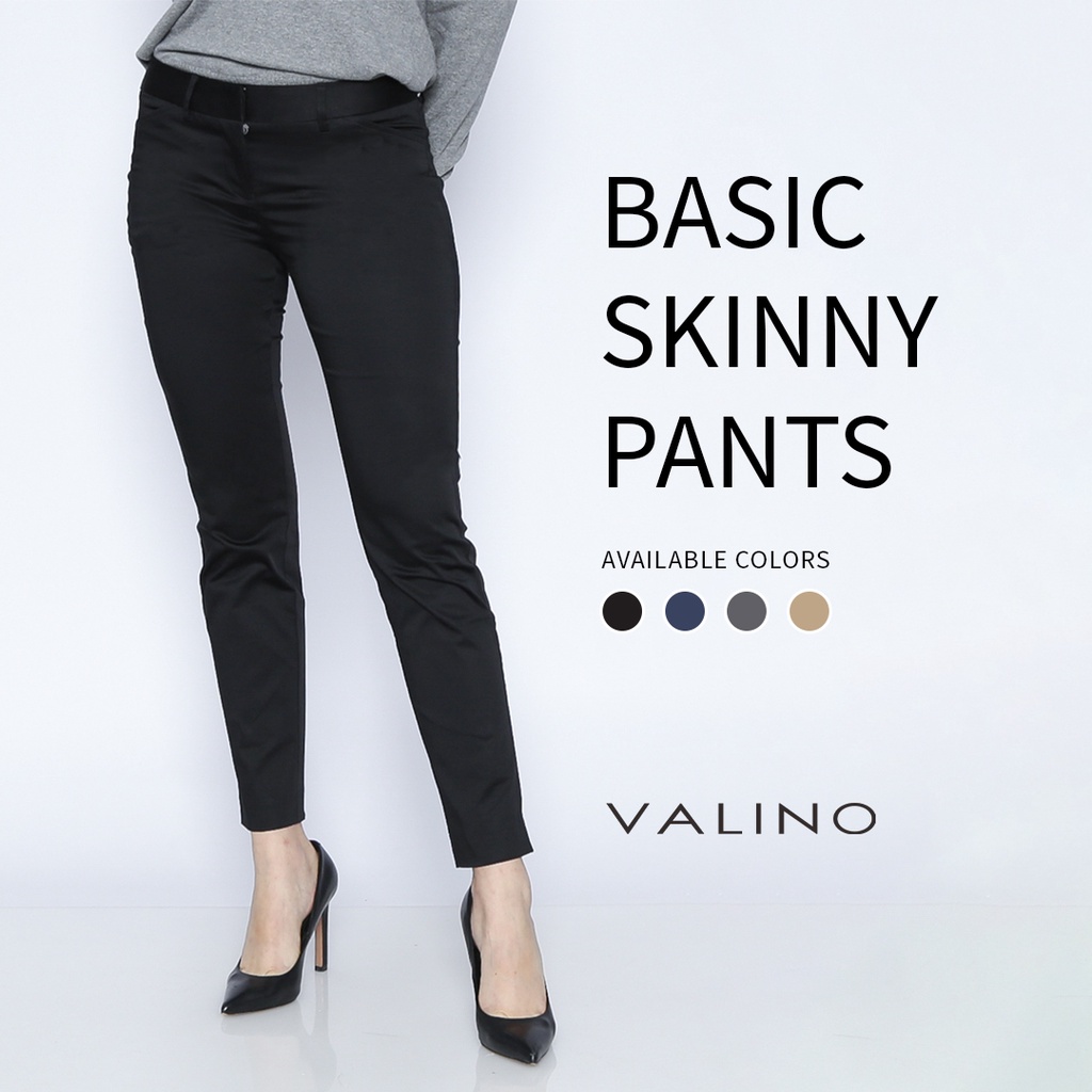 Women's Basic Trousers (4 Color Options) | Shopee Philippines