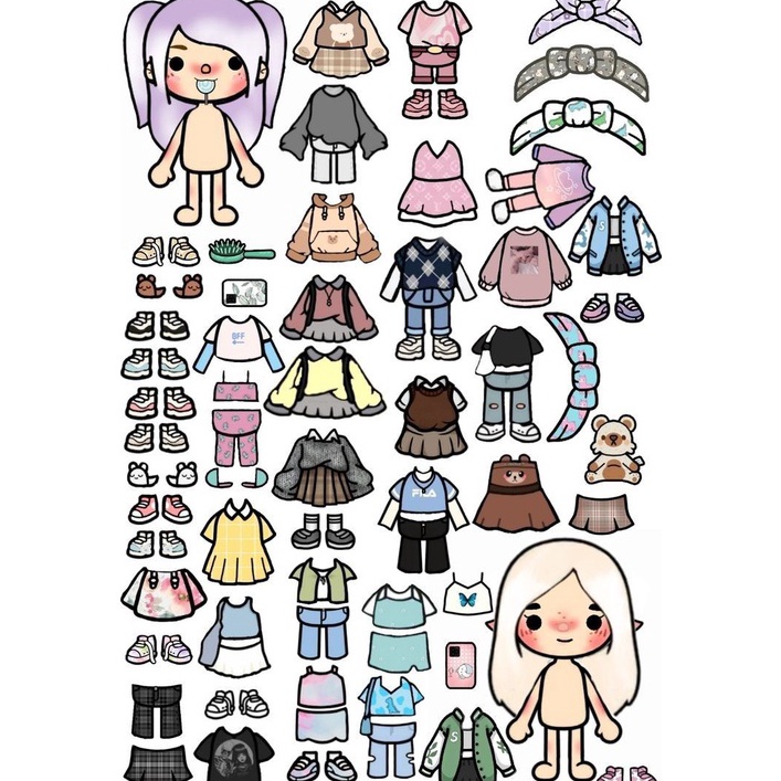 Toca BOCA BOCA PAPER DOLL Toy PAPER DOLL TOKA BOKA PAPER BP BPAN ...