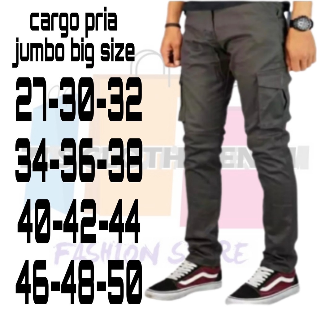 Men's Jumbo Cargo Pants/Big size Pants/Jumbo Long Cargo Pants/Big size