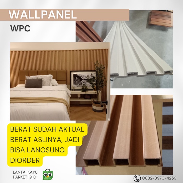 HIASAN DINDING Best NEW WALLPANEL WPC WALLPANEL- Wood Panel - WALLPANEL ...