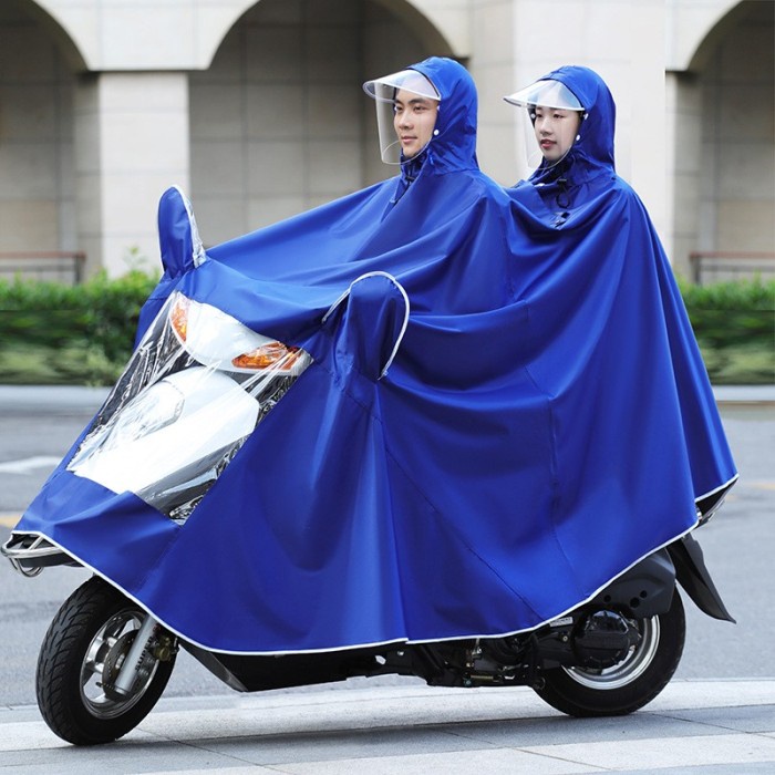 Full Body Motorcycle Raincoat Poncho 2 Heads Fullcover SOT4127 | Shopee ...
