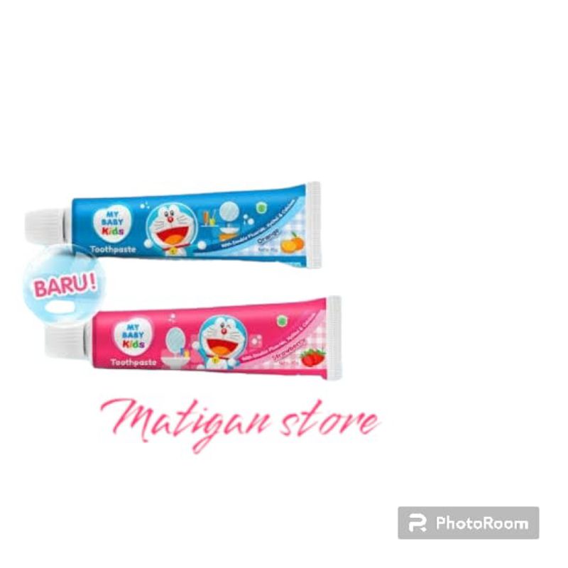 My Baby Toothpaste Doraemon Toothpaste 45g Without Box | Shopee Philippines