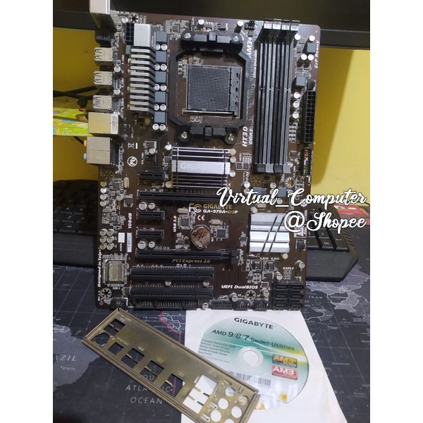 Mainboard Gigabyte 970AD3P socket AM3+support FX Processor ada MINUS