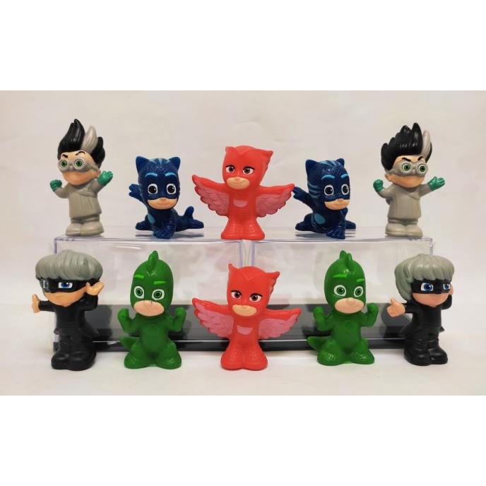 Pj Masks Cake Topper Figure Toy Display set Of 9 Shopee Philippines