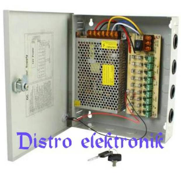 Best Power Supply Cctv Central Box 12V 10A Panel Box Erp | Shopee ...
