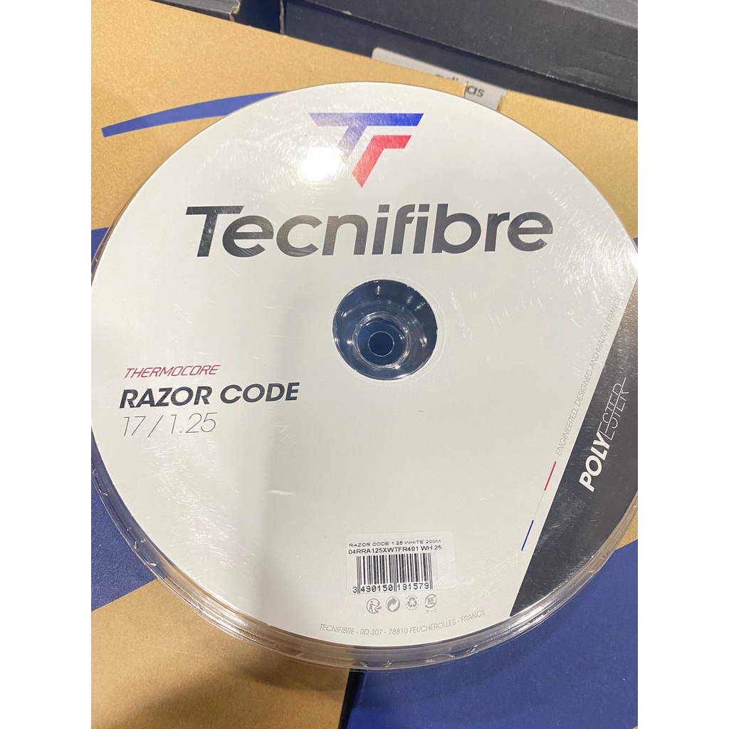 thumbnail image 2 of Tecnifibre Razor Code Tennis String – 12m Set With Thermacore Technology (Made In France) 2 of 4