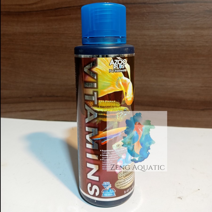 AZOO VITAMIN AZOO PLUS VITAMIN FOR DISCUS CICHILD AND OTHER 250 ML ...