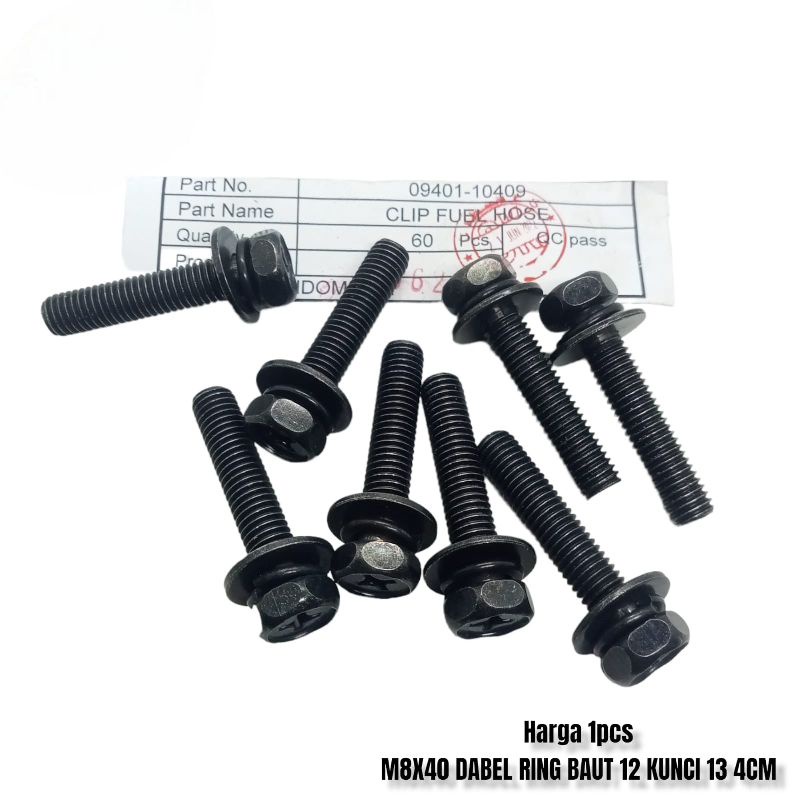 M8X40 FUL THREAD BOLT 12 KEYS 13 DABEL ORIGINAL UNIVERSAL KEY DABELRing ...