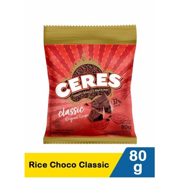 Ceres Chocolate Grains Classic 80 gr | Shopee Philippines