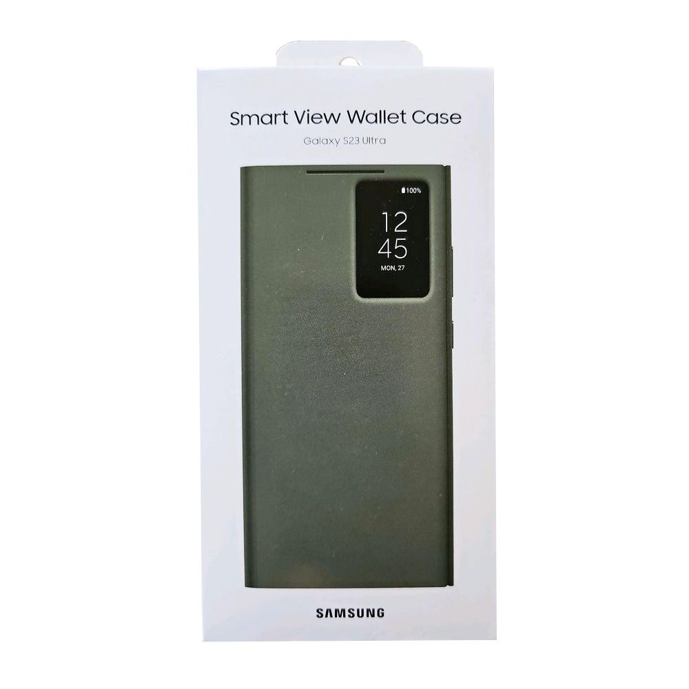 Samsung Official Galaxy S Ultra Smart View Wallet Case Green Ef