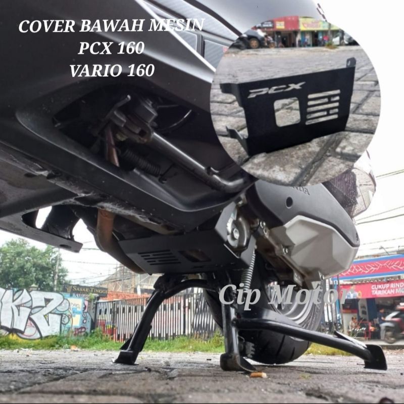 MESIN Engine COVER ENGINE Protector Under Click 160, ADV 160, PCX 160 ...