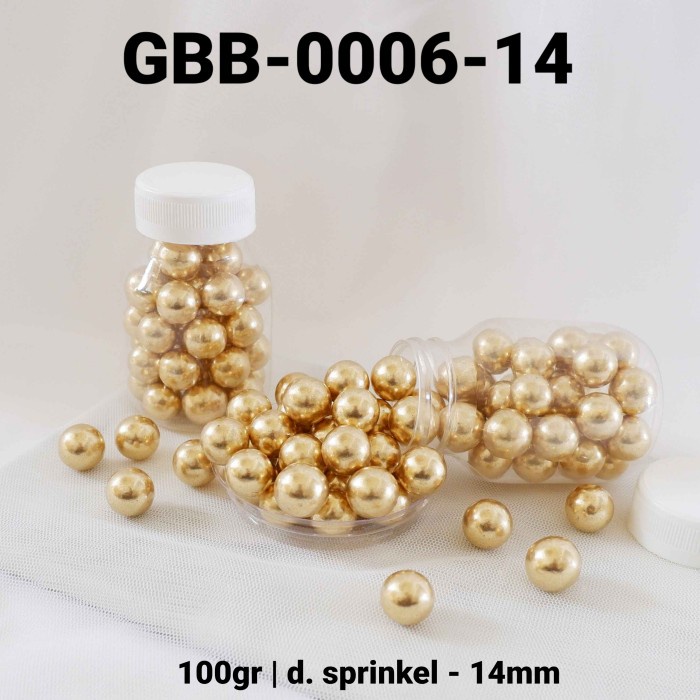 Gr-Gbb-0006 Sprinkles Sprinkle Sprinkle Pearl Gold 100Gram | Shopee ...