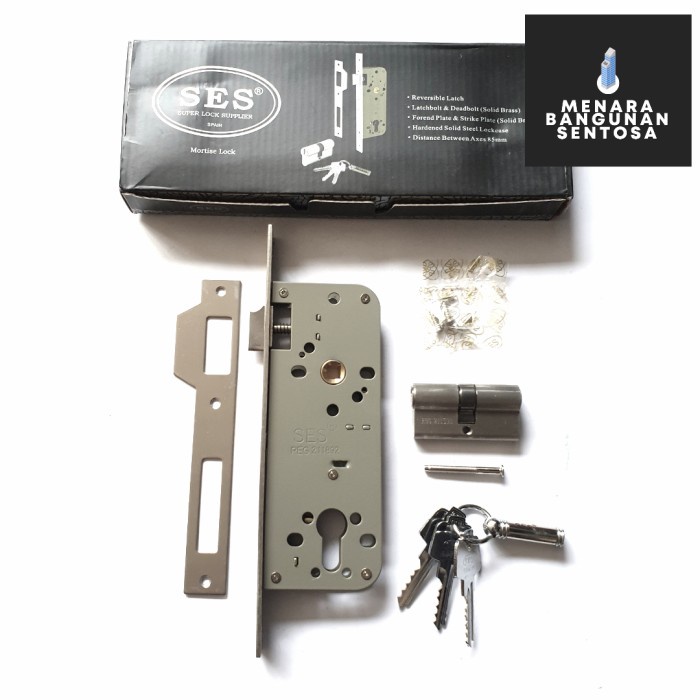Ses Door Body 2030 40Mm White / Maryanticollection Door Lock | Shopee ...