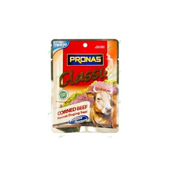 Pronas Classic Corned Beef Beef Sachet Cheese Flavor 50 Gr